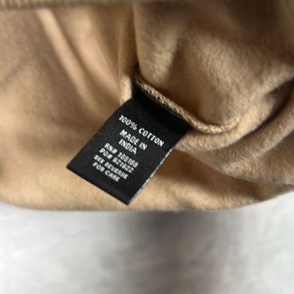 RSQ short sleeve tan drawstring hoodie pullover Men‎ Large NWT - Picture 5 of 6